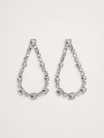 Maxima Rhinestone Teardrop Earrings by Aureus + Argent