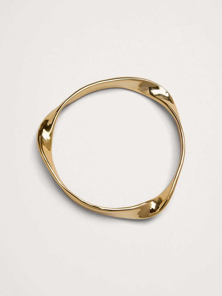 Mobius Bangle by Aureus + Argent