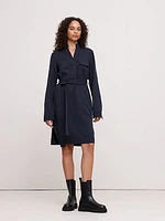 Tencel™-Cotton Utility Dress