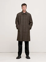 Italian Plaid Car Coat