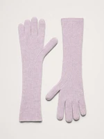 Signature Cashmere Long Gloves