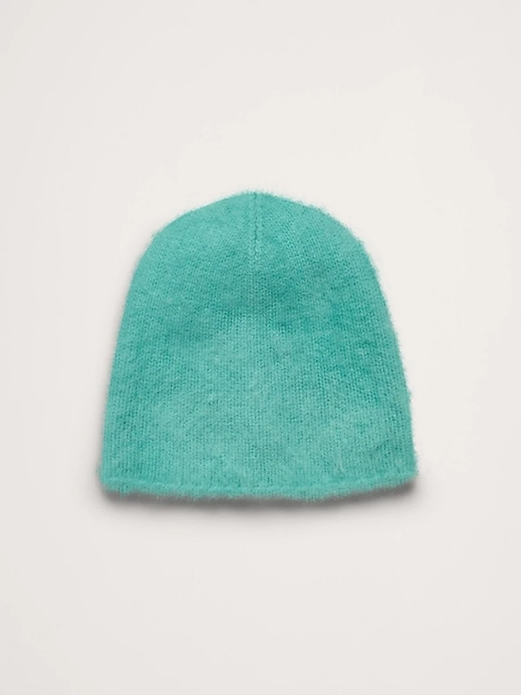 Brushed Wool-Cashmere Beanie