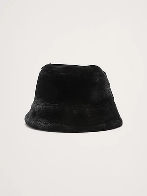 Shearling Bucket Hat by Crown Cap