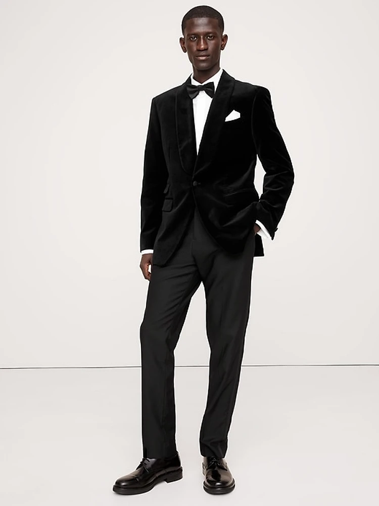 Cotton Velvet Blazer