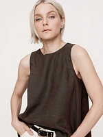 Linen Trapeze Tank