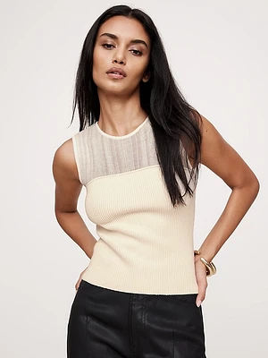 Sculpted Ribbed Top