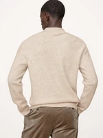 Brushed Cashmere Sweater Polo