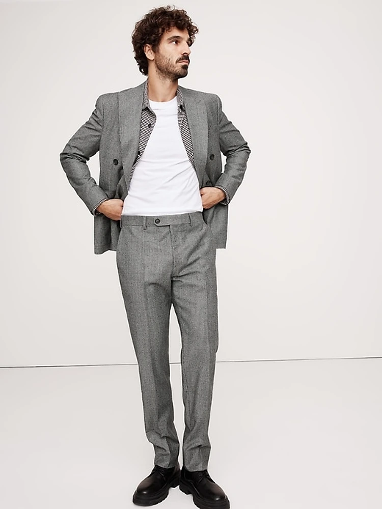 Italian Houndstooth Suit Pant