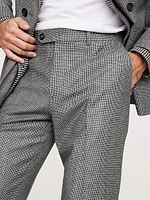 Italian Houndstooth Suit Pant