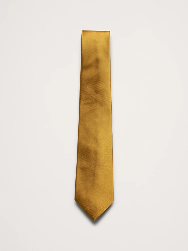 Solid Silk Tie