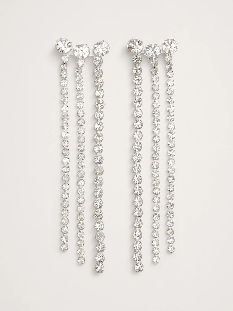 Crystal Fringe Earrings