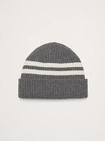 Reversible Merino-Blend Beanie