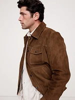 Suede Trucker Jacket