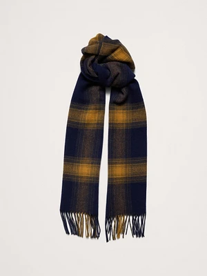 Wool Plaid Scarf