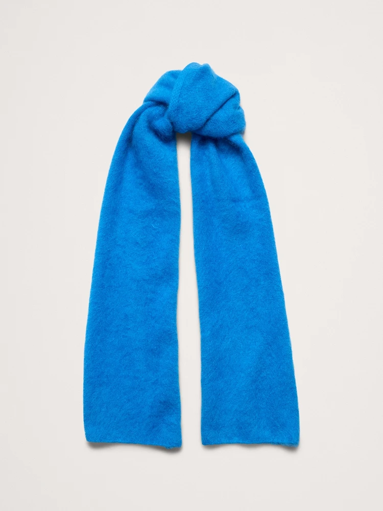 Brushed Wool-Cashmere Scarf