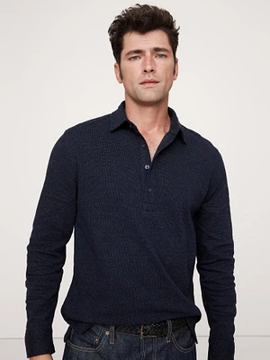 Nailhead Jacquard Polo Shirt