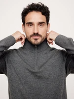 Italian Merino Half-Zip Sweater