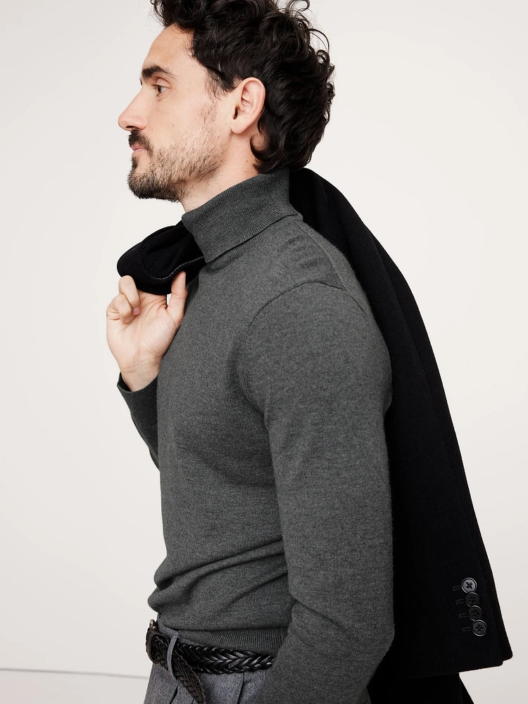 Italian Merino Turtleneck Sweater