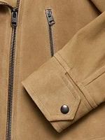 Enola Suede Moto Jacket