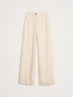 Linen Pull-On Pant