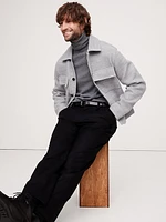 Ribbed Shirt Jacket