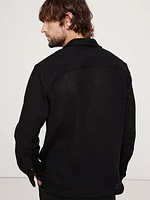 Standard-Fit Mesh Resort Shirt