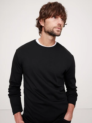 Luxury-Touch Long-Sleeve T-Shirt