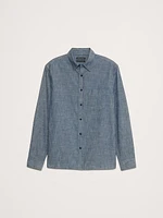 Standard-Fit Chambray Shirt