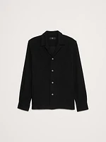 Standard-Fit Mesh Resort Shirt