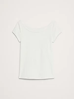 Refined Scoop-Neck T-Shirt