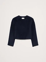 Double-Faced Cropped Jacket
