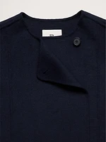 Double-Faced Cropped Jacket
