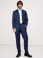 Signature Italian Nailhead Suit Pant