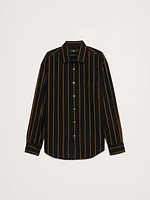 Relaxed-Fit Washed Cotton Poplin Shirt