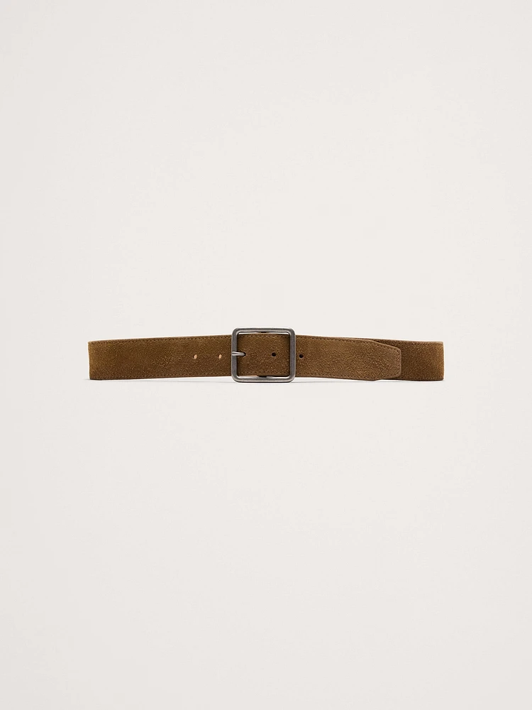 Rough-Out Leather Belt