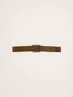 Rough-Out Leather Belt