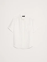 Standard-Fit Linen Short-Sleeve Shirt