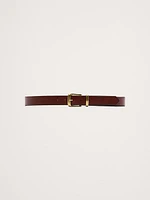 Metal Catch Leather Belt