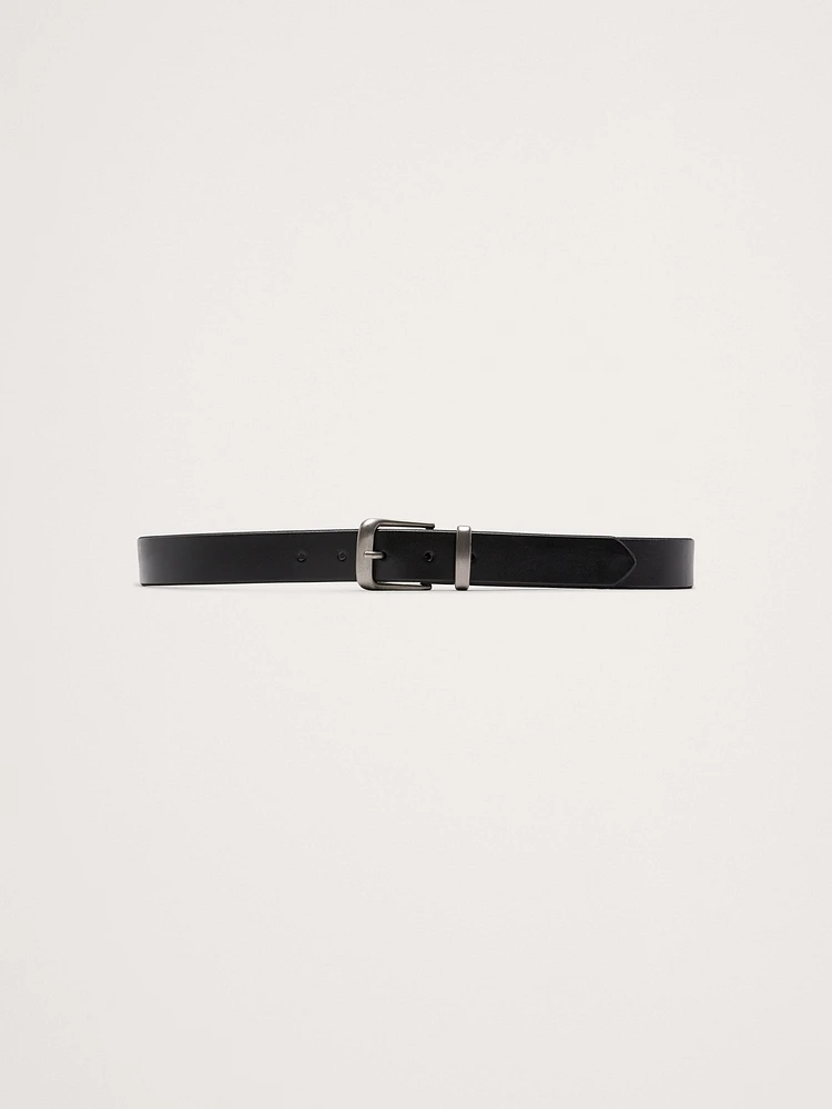 Metal Catch Leather Belt