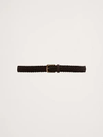 Braided Suede Belt