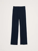 High-Rise Modern Straight Refined Pant