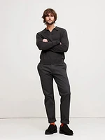 Cashmere-Silk Sweater Polo