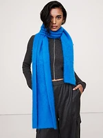 Brushed Wool-Cashmere Scarf