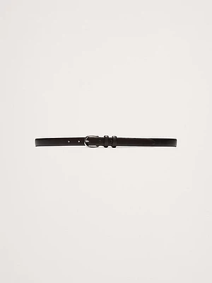 Slim Leather Belt