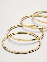 Brass Bangles Set of 4 by Aureus + Argent