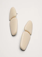 Shapes Double Tab Earrings by Aureus + Argent