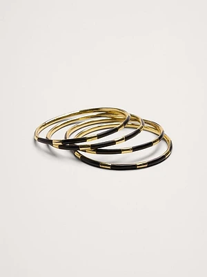 Brass Bangles Set of 4 by Aureus + Argent