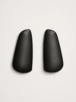 Shapes Long Tab Earrings by Aureus + Argent