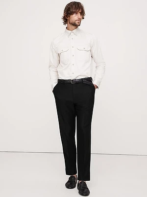 Signature Italian Hopsack Suit Pant