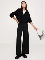 Wide-Leg Everywhere Ponte Ankle Pant